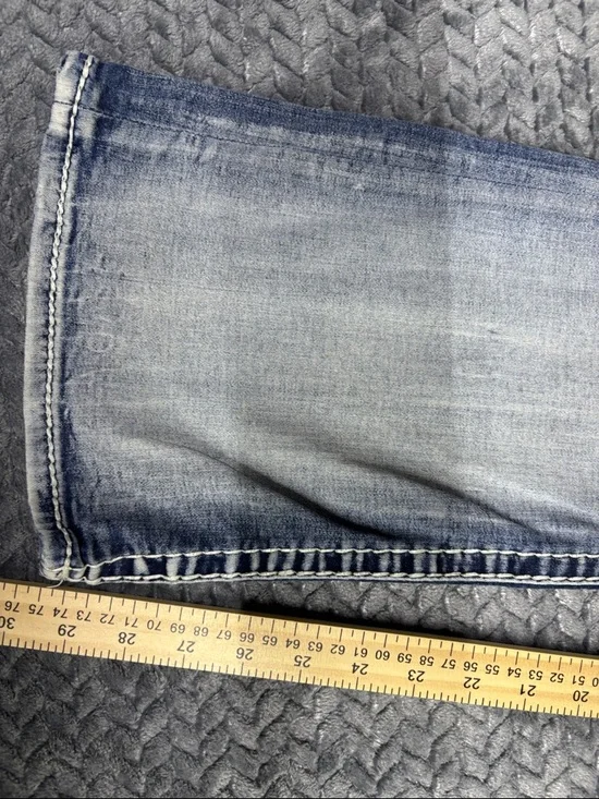 Rock Revival Women's Light Blue Boot Cut Jeans with Faded Wash - Picture 7 of 10